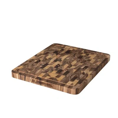 Be Home Acacia End Grain Rectangular Cutting Board, Large