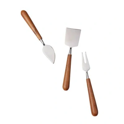 Be Home Almora Cheese Set Of 3 In Brown