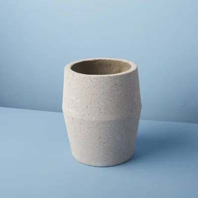 Be Home Amadeo Cement Planter In Gray