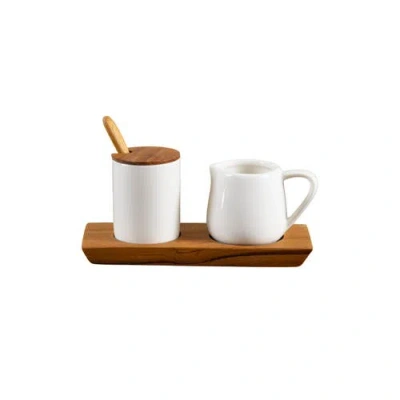 Be Home Amelia Cream & Sugar Set In Multi
