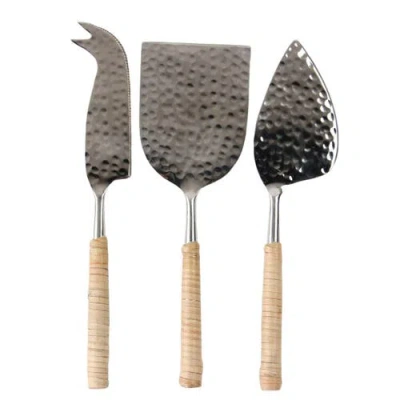 Be Home Aquila Cheese Knives In Gray