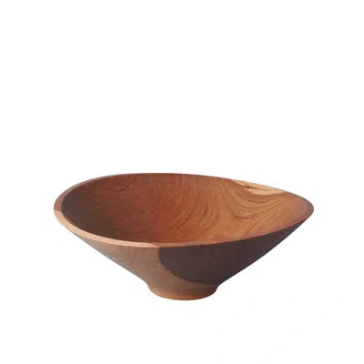Be Home Azucar Cherry Wood Bowl, Small In Brown