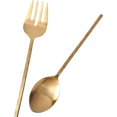 Be Home Azura Serving Set In Gold