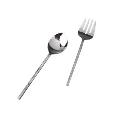 Be Home Azura Serving Set, Stainless In Silver