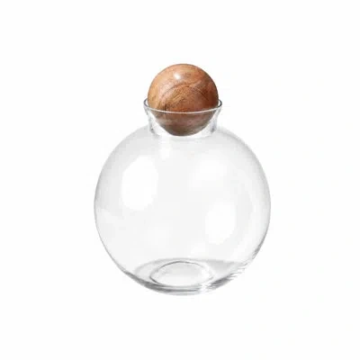 Be Home Brisbane Spherical Canister In Clear