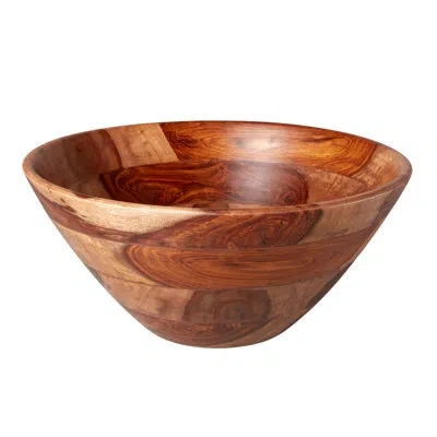 Be Home Bumi Salad Bowl In Brown