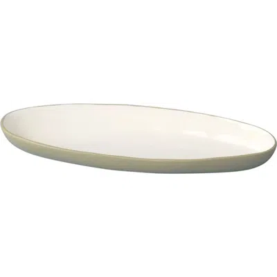 Be Home Easton Oval Dish In Gray