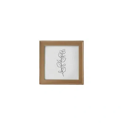 Be Home "elyra" 4x4 Enamel Frame, Blush In Pink
