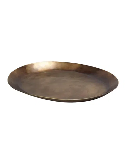 Be Home Galina Platter In Brown