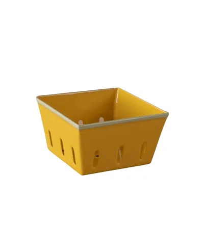 Be Home Harlow Bright Berry Basket In Yellow