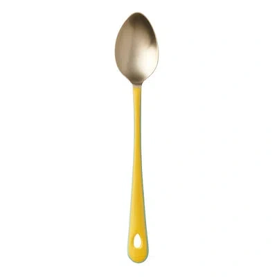Be Home Harlow Bright Mixing Spoon With Stainless Steel Head, Mango In Orange