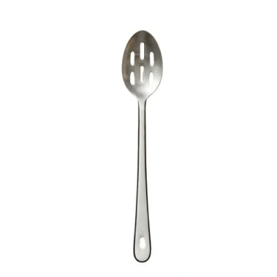 Be Home Harlow Slotted Spoon With Stainless Steel Head In Silver