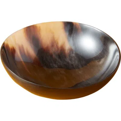 Be Home Horn Side Plain Bowl In Brown
