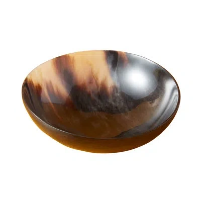 Be Home Horn Side Plain Bowl In Multicolor