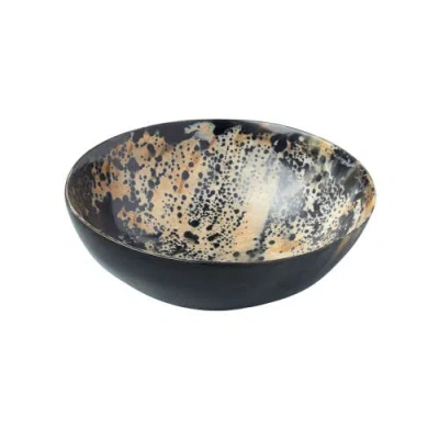 Be Home Horn Side Speckled Bowl In Brown