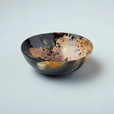 Be Home Horn Snack Speckled Bowl In Multicolor