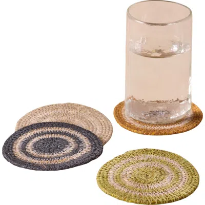 Be Home Hydra Woven Seagrass Coaster In Multi