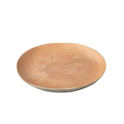 Be Home Kiln Mango Wood Plate, Medium In Brown