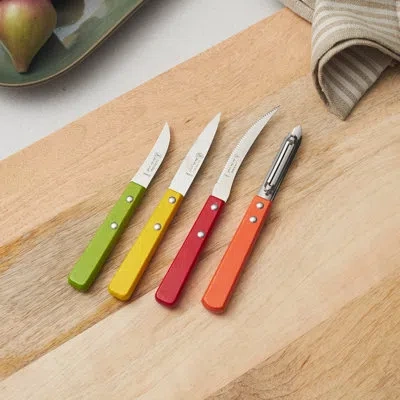 Be Home La Fourmi Colorful Wooden Kitchen Tools, Set Of 4