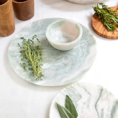 Be Home Lady Onyx Large Plate In White