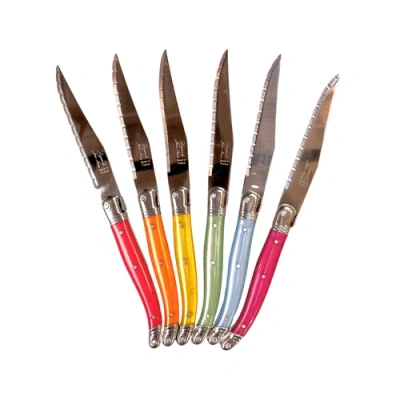 Be Home Laguiole 6 Piece Steak Knife Set In Multi