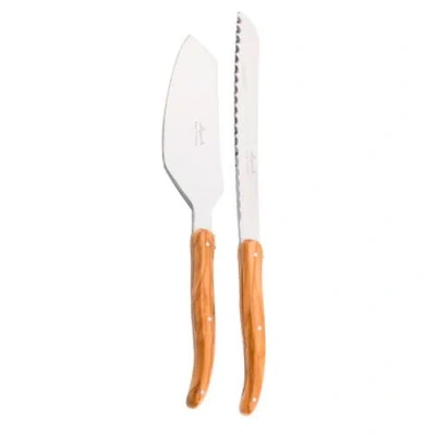 Be Home Laguiole Cake Serving Set In Silver