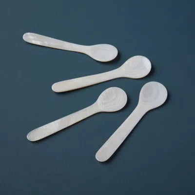 Be Home Large Shell Spoons, Set Of 4