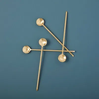 Be Home Luxe Thin Long Spoons, Set Of 4