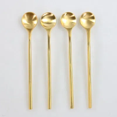 Be Home Luxe Thin Spoons, Set Of 4