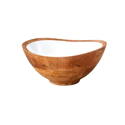 Be Home Madras Bowl, Medium In Brown