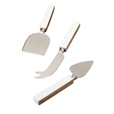 Be Home Madras Classic Cheese Set In Brown