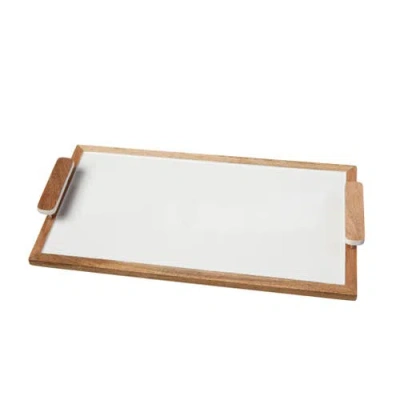 Be Home Madras Classic Tray In Brown