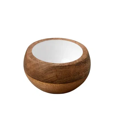 Be Home Madras Curva Bowl, Small In Brown