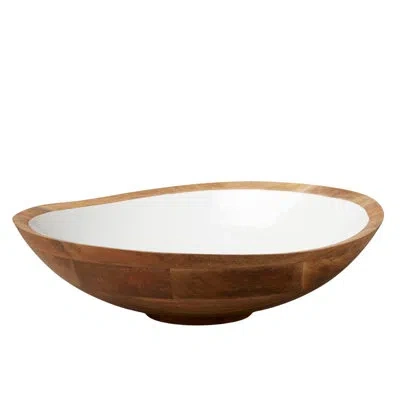 Be Home Madras Extra Large Bowl In Brown