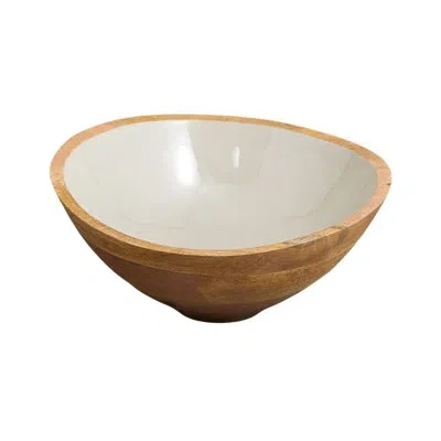 Be Home Madras Large Bowl, Taupe