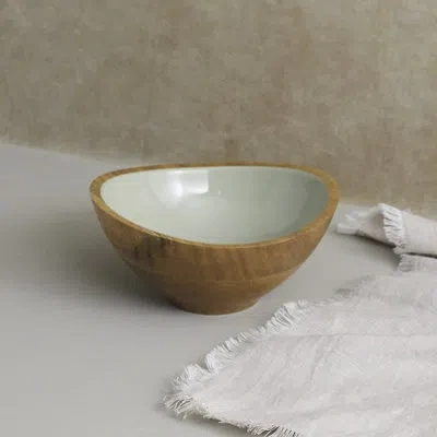 Be Home Madras Medium Bowl, Sage In Green