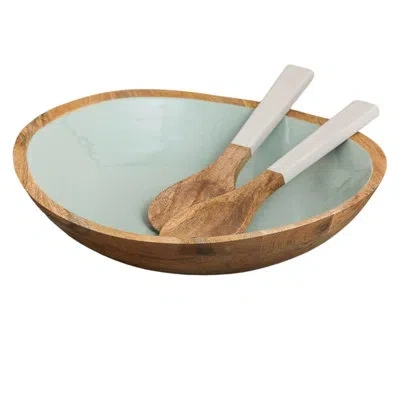 Be Home Madras Oversized Bowl, Sage