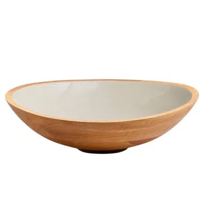 Be Home Madras Oversized Bowl, Taupe
