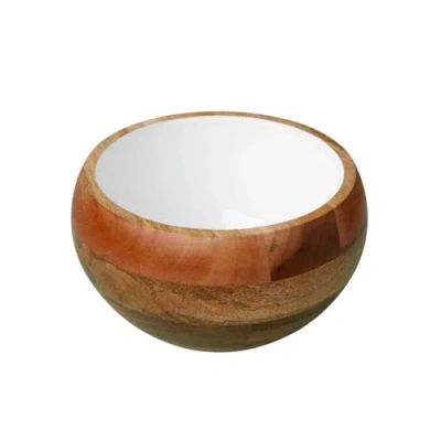 Be Home Madras Round Bowl In Brown