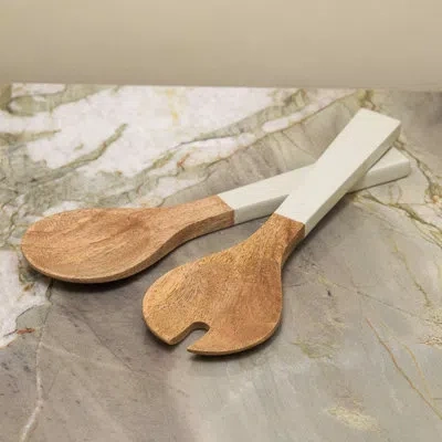 Be Home Madras Serving Set, Taupe
