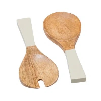 Be Home Madras Serving Set, Taupe