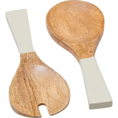 Be Home Madras Short Serving Set In Brown