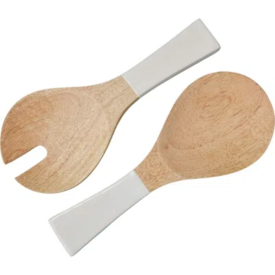 Be Home Madras Short Serving Set In Brown