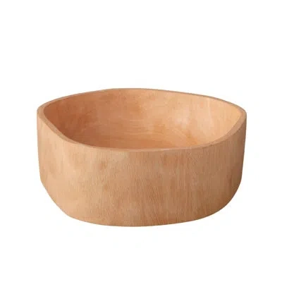 Be Home Mango Wood Bowl, Large In Brown