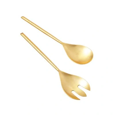 Be Home Matte Serving Set In Gold