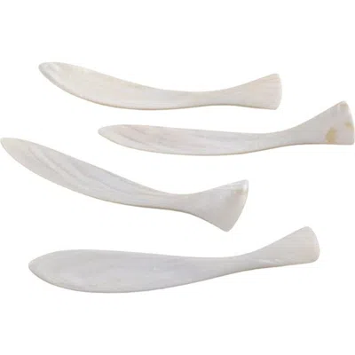Be Home Minnow Shell Spreaders In White