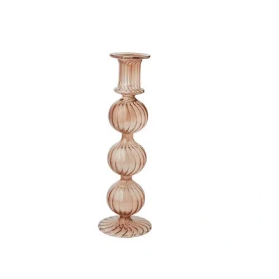 Be Home Nalia Amaranth Candlestick In Purple