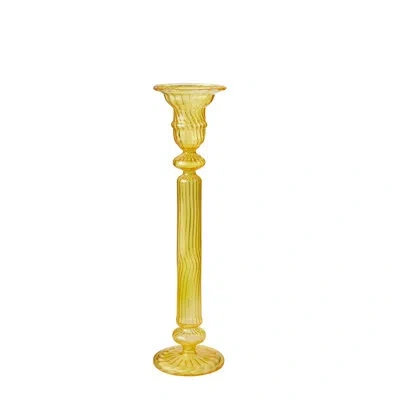 Be Home Nalia Candlestick, Daffodil In Yellow