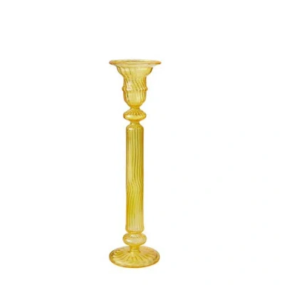 Be Home Nalia Daffodil Candlestick In Yellow