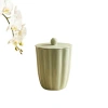 Be Home Nera Lidded Jar In Green